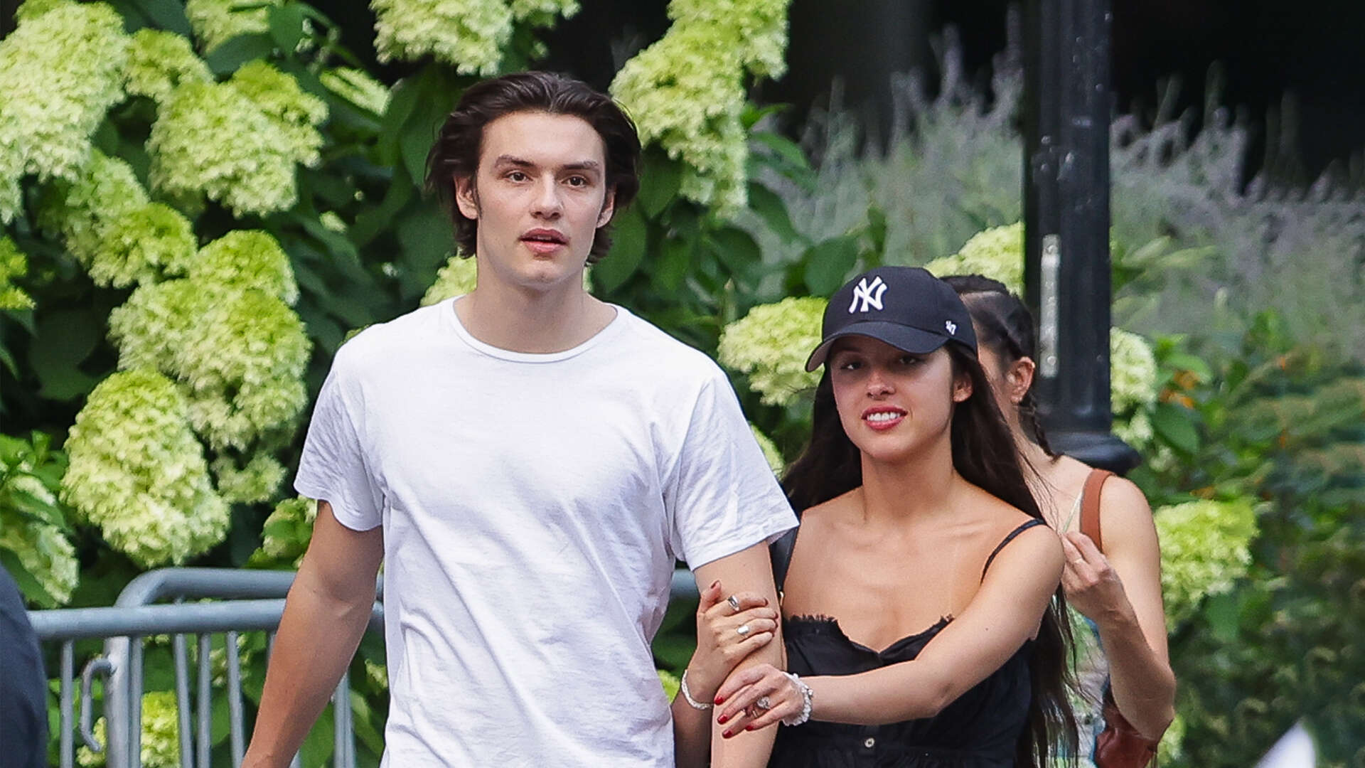 Olivia Rodrigo kisses boyfriend Louis Partridge in rare PDA-packed public outing in New York