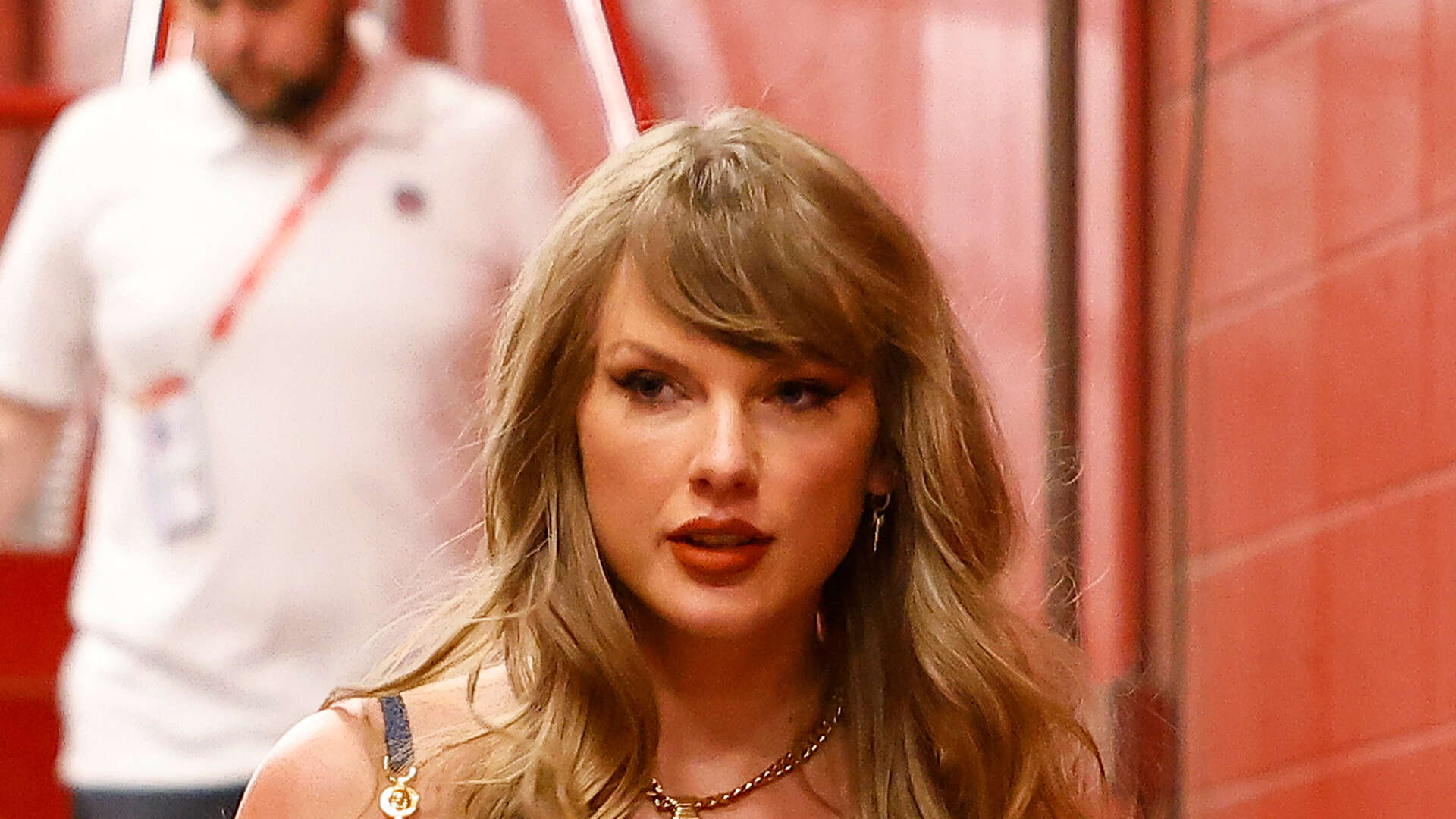 Taylor Swift gags fans in ‘sexiest look yet’ as she wears thigh-high boots & denim corset to Travis Kelce’s Chiefs game