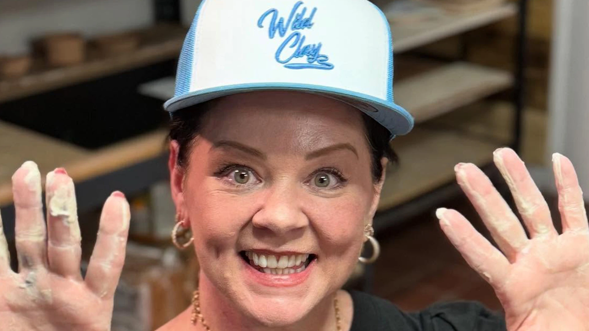Melissa McCarthy shows off drastic weight loss as she recreates Ghost pose during pottery date with husband Ben Falcone