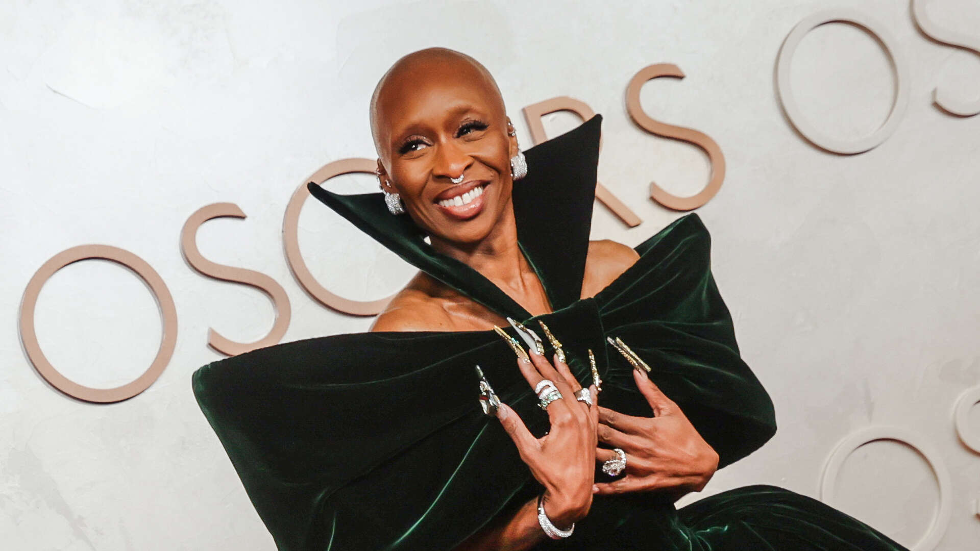 Cynthia Erivo pays tribute to Hollywood icon Hattie McDaniel in stunning velvet green gown at 2025 Oscars