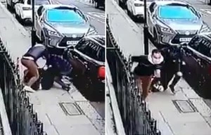 Kevin Pietersen shares CCTV of thugs attacking man as Piers blasts 'scum'