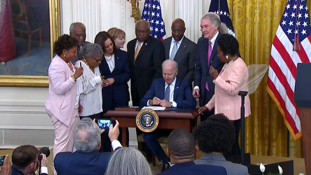 Juneteenth: Biden officially makes June 19 a national holiday in the US