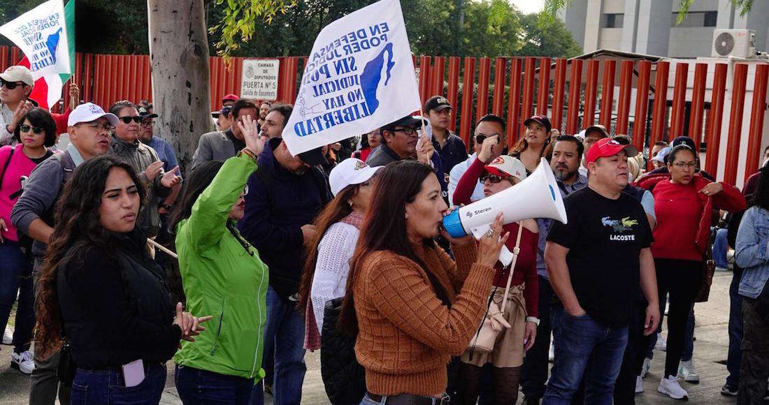 Magistrado líder de paro todo pagado justifica violencia de trabajadores: es hartazgo