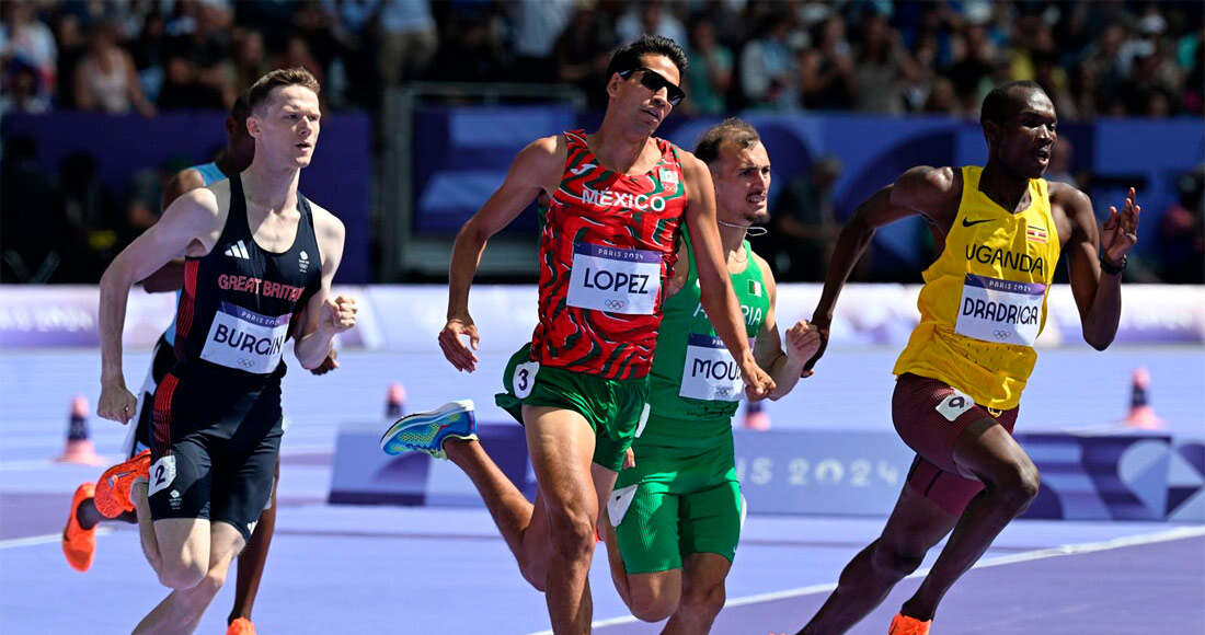 El velocista Tonatiú López avanza a la semifinal de los 800 metros planos en los JJOO