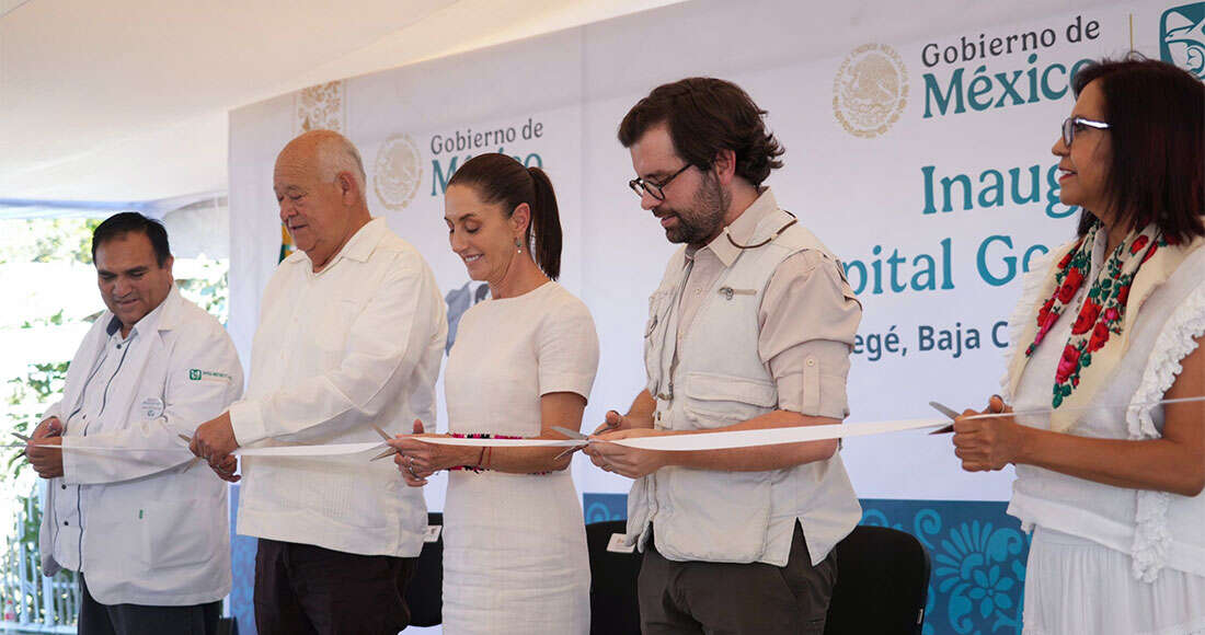 Claudia Sheinbaum inaugura Hospital General de Santa Rosalía en Baja California Sur