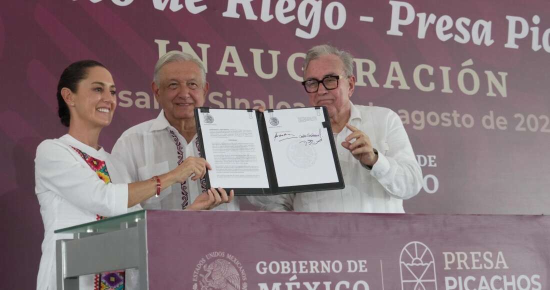 En Sinaloa se gobierna con integridad, dice Gobernador; AMLO y Claudia lo respaldan