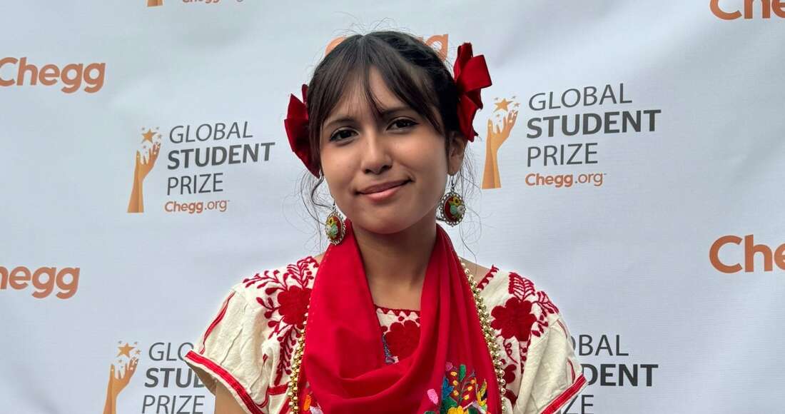 Joven mexicana, egresada del Conalep, es premiada como la mejor estudiante del mundo