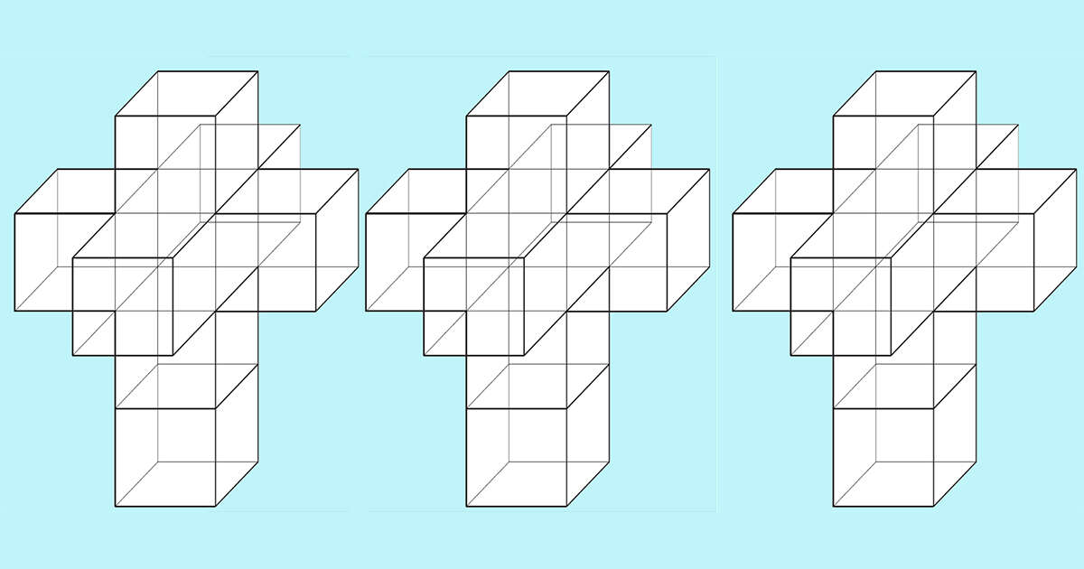 【高次元の図形問題】「4次元立方体の3次元空間R3での展開図」がなぜ8個の立方体であらわされるのか説明できますか