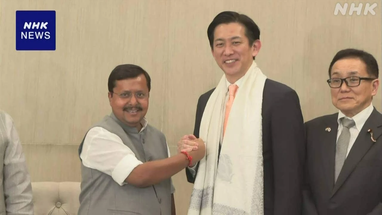 自民 小林政調会長 インド与党幹部と会談 経済安保で協力を