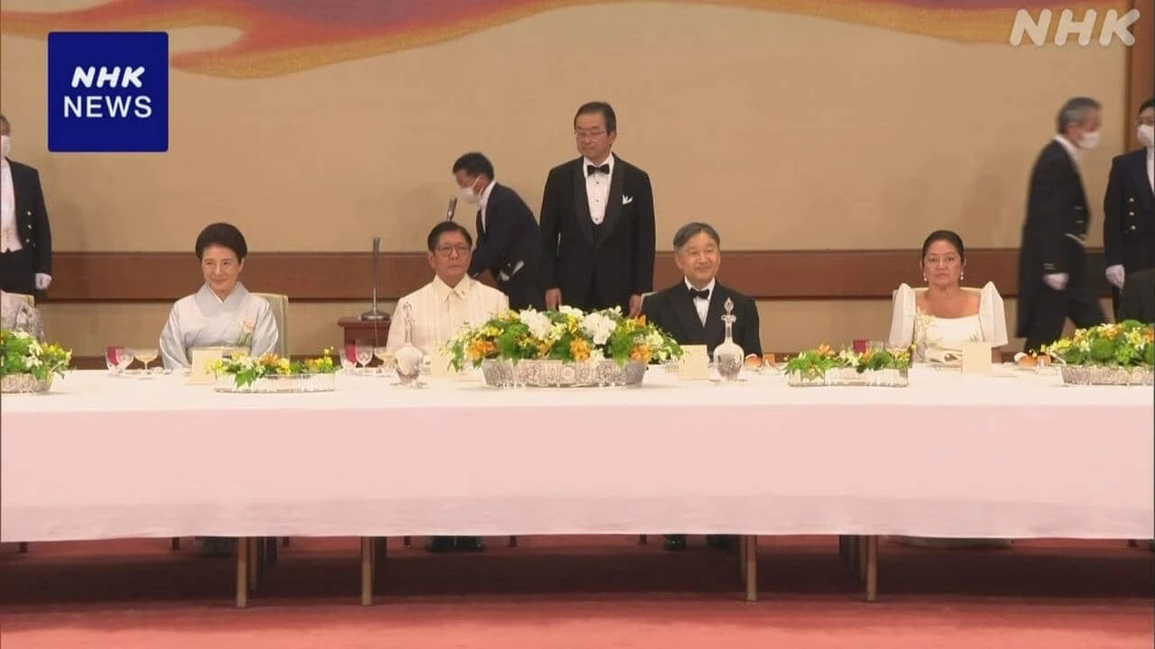 フィリピン大統領夫妻歓迎の宮中晩さん会 悠仁さまが初参加