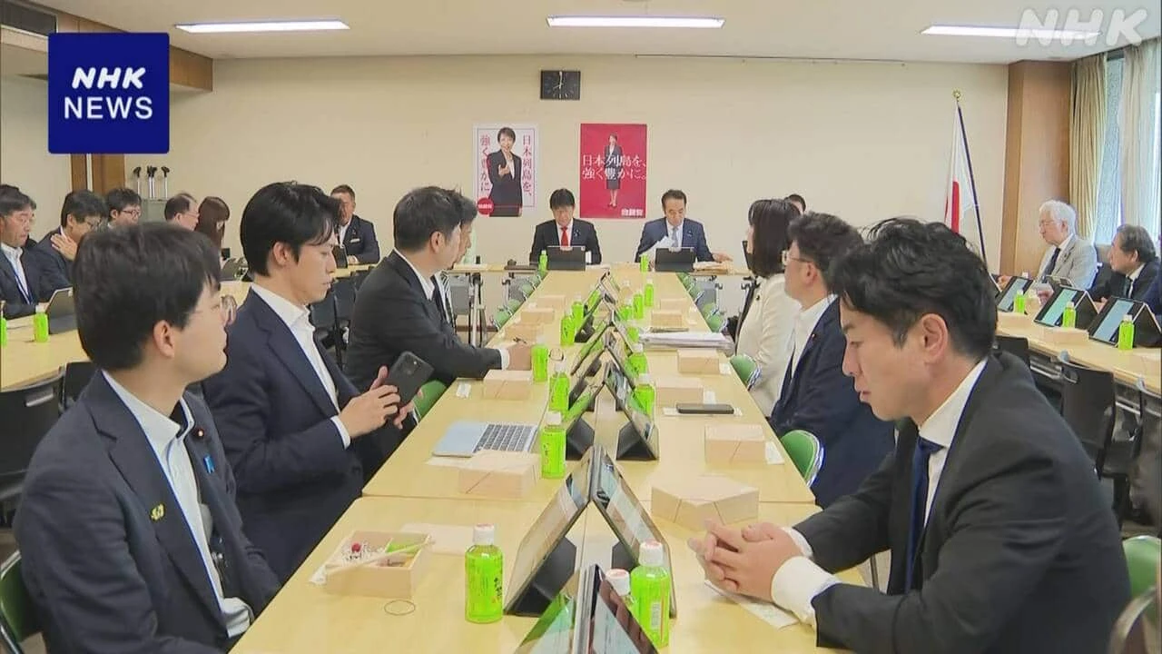「副首都」法案 自民会議で反対意見相次ぐ 引き続き議論