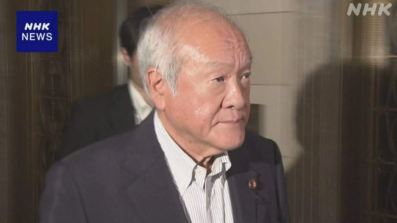 自民幹事長 党大会での自衛官の国歌歌唱 “今後は慎重に対応”
