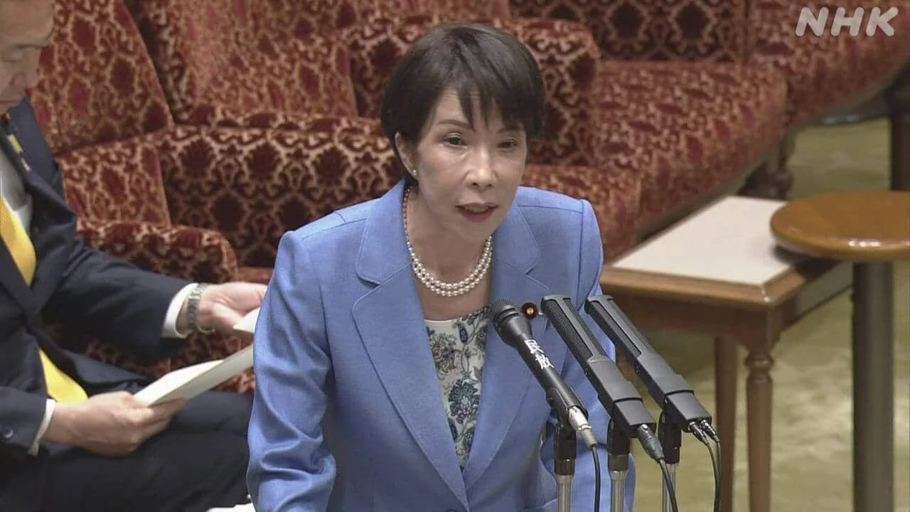 高市首相 “補正予算案編成は現時点では必要な状況ではない”