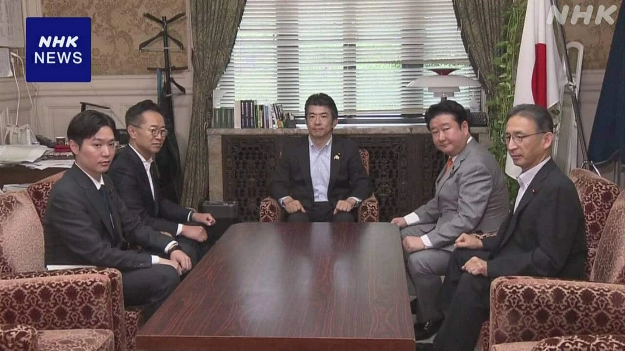 野党5党の国対委員長 補正予算案“与党は２日間の審議確保を”