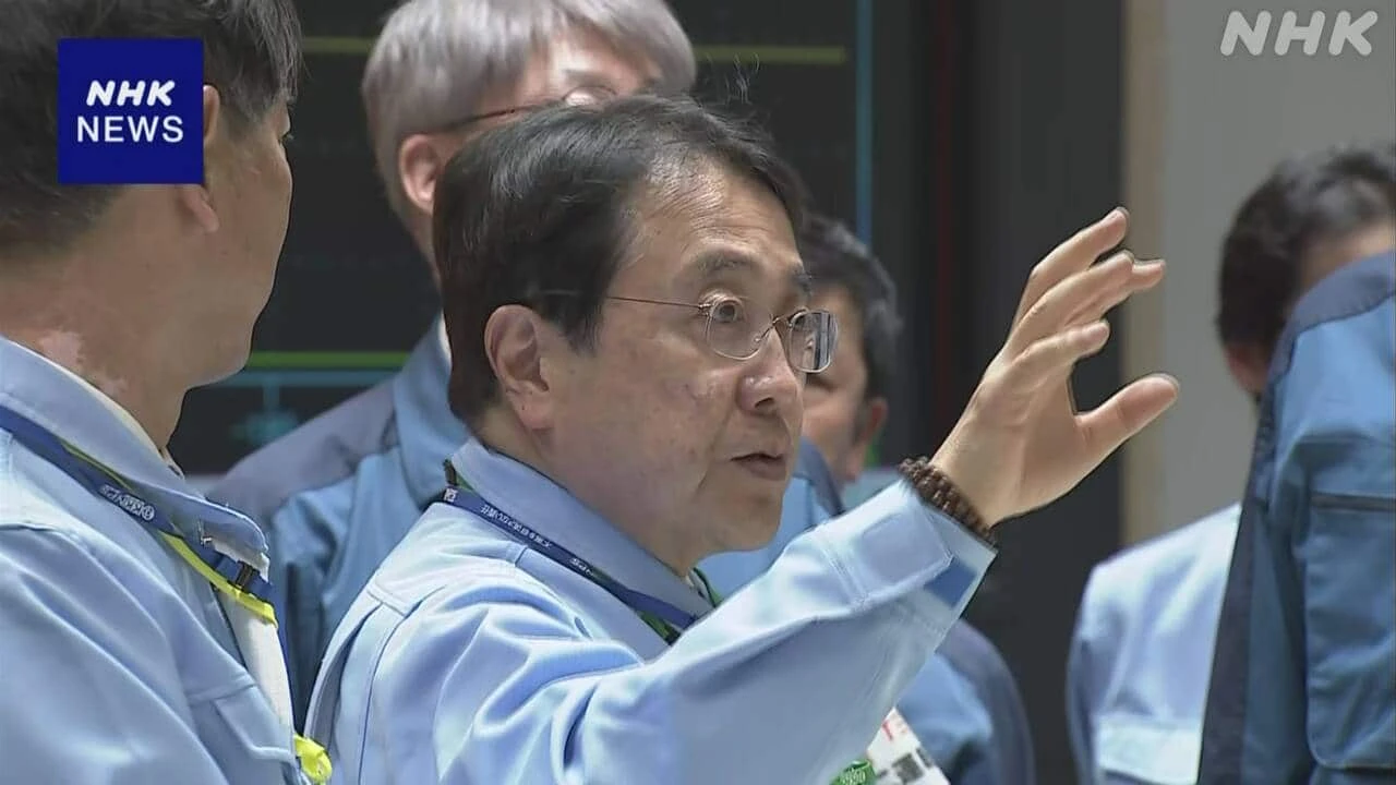 赤澤経産相 就任後初めて東電柏崎刈羽原発を視察