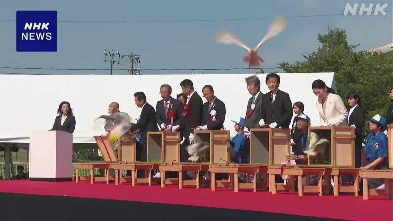 特別天然記念物トキの放鳥 本州で初 石川 能登地方で行われる