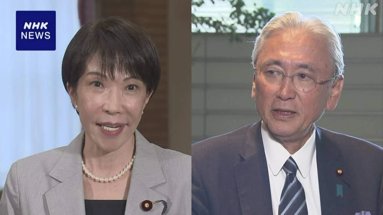 高市首相 “憲法論議推進を” 緊急事態条項イメージ案説明受け
