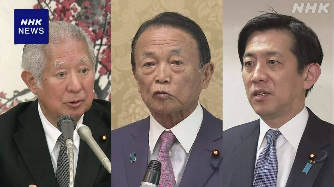 安定的な皇位継承めぐり 森衆議院議長と自民 麻生副総裁ら会談