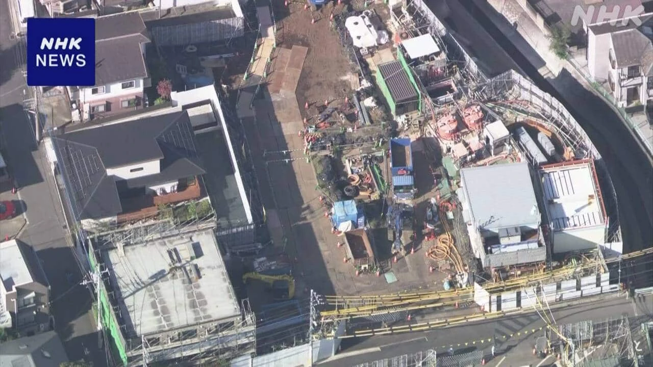 東京 調布の道路陥没から5年 地盤の補修工事完了は約半分