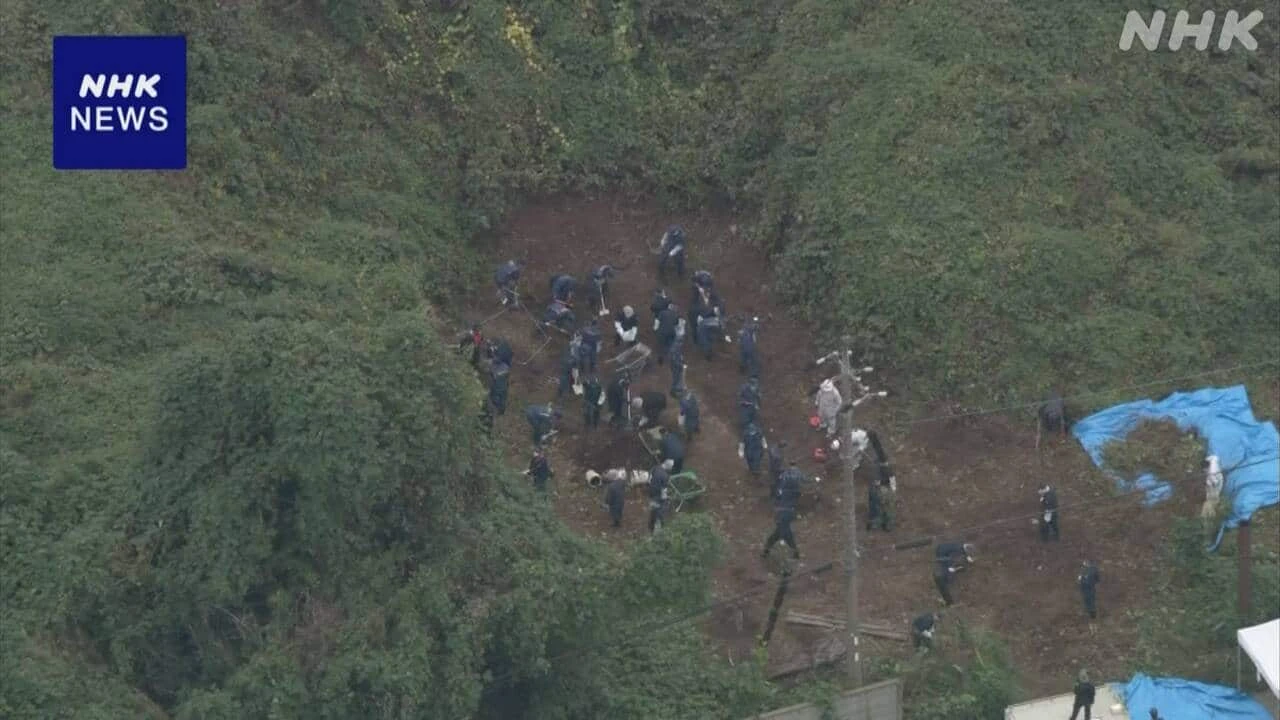 茨城 雑木林近くに40代男性の遺体遺棄か 暴力団員ら6人逮捕