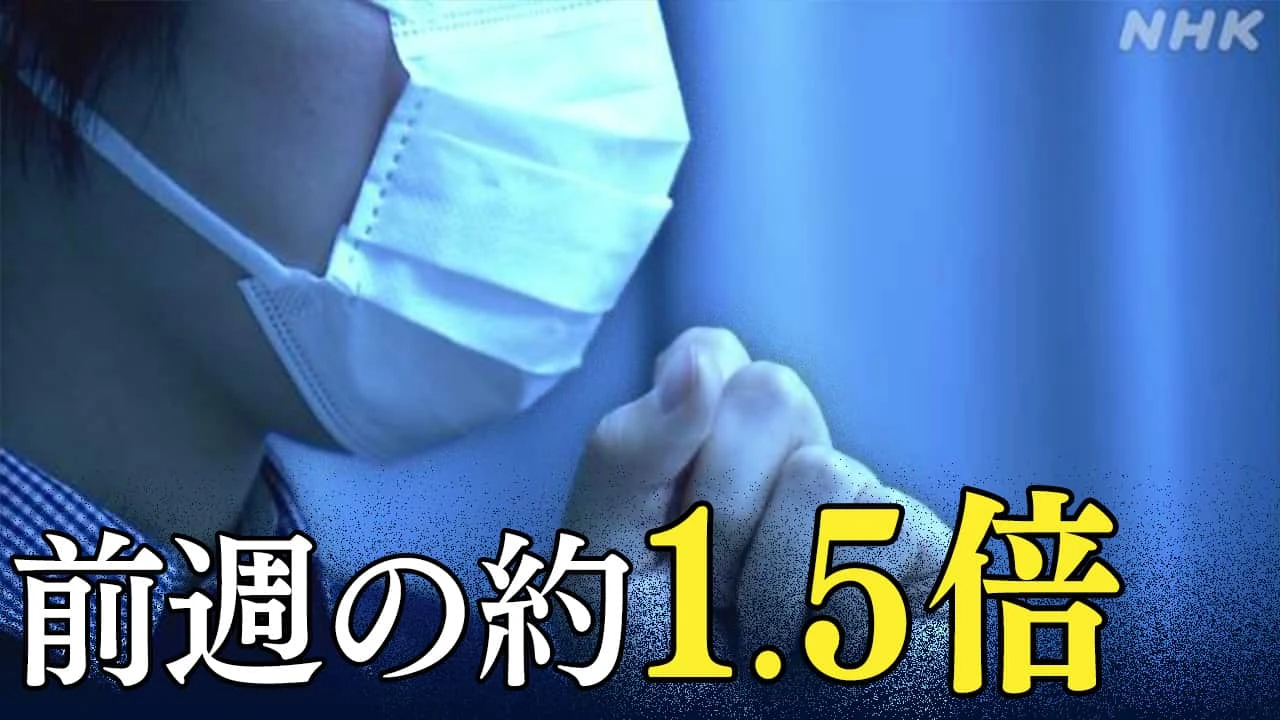 インフルエンザ 全国の患者数 前週と比べ約1.5倍に