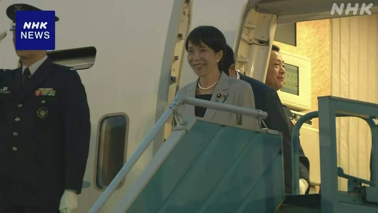 高市首相 ベトナムに到着 あす会談 大学で外交演説へ