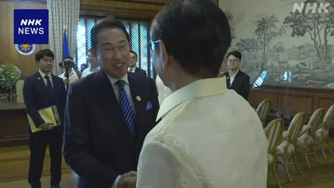 岸田元首相 フィリピン大統領とエネルギー分野の協力で一致