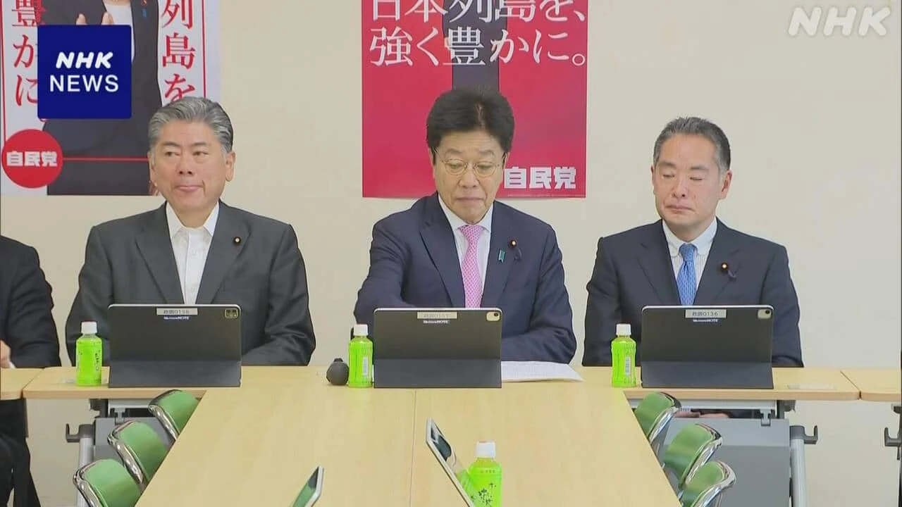 自民 政治制度改革本部 衆院定数削減 今国会で法案成立目指す