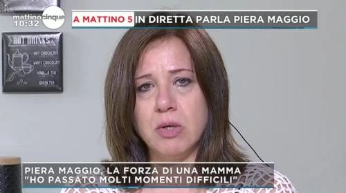 Le lacrime di Piera dopo la diffida a parlare di Denise