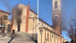 Marocchino incendia il presepe in una chiesa. Danni ingenti