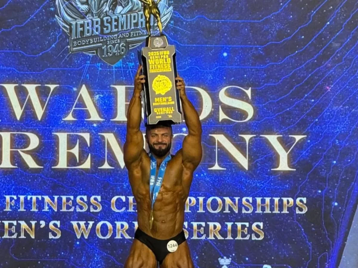 Чемпионом мира по бодибилдингу стал житель Рудного
