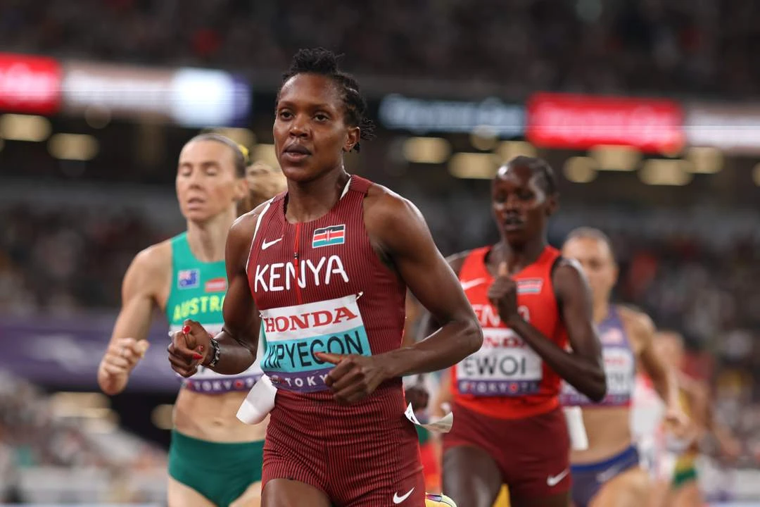 Wêreldkampioenskappe: Kipyegon mik vir 4de goud in 1 500 m