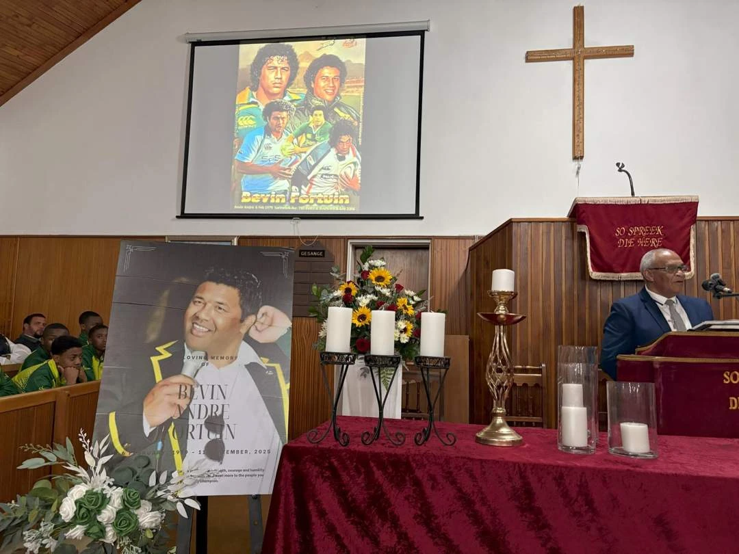 Bevin Fortuin in stampvol kerk vir sy nederigheid onthou