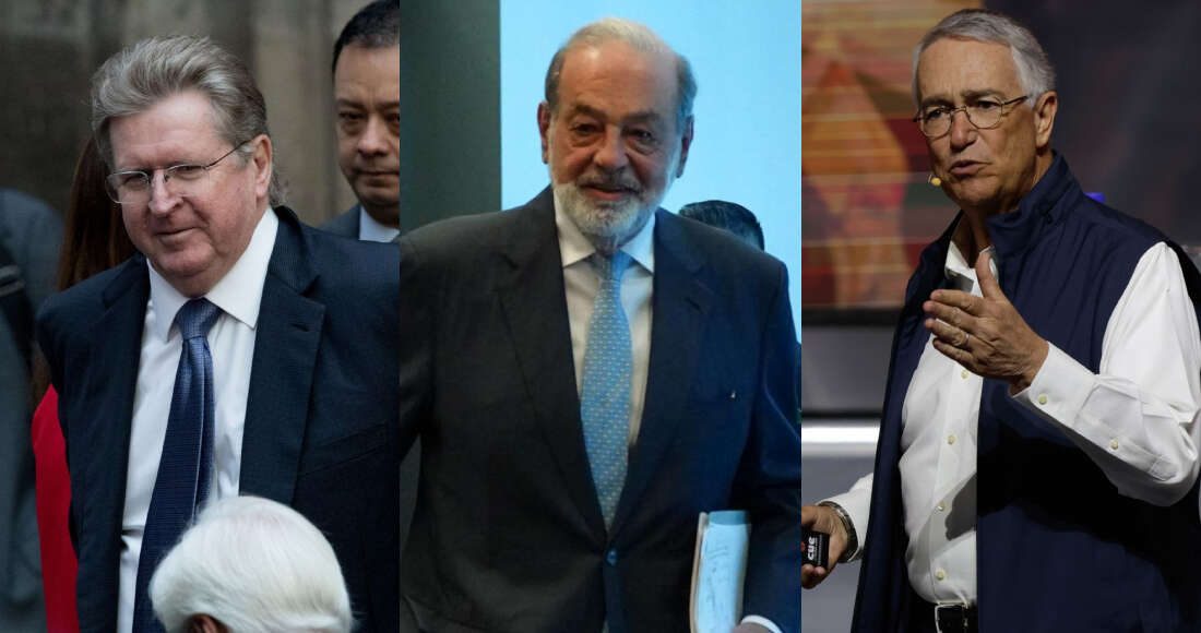 Top de magnates mexicanos (Slim, Larrea, Salinas Pliego) tuvo gran sexenio: Bloomberg