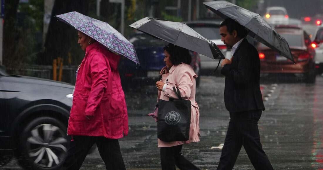 La CdMx sufrirá tormentas muy fuertes; los chubascos se extenderán al resto del país