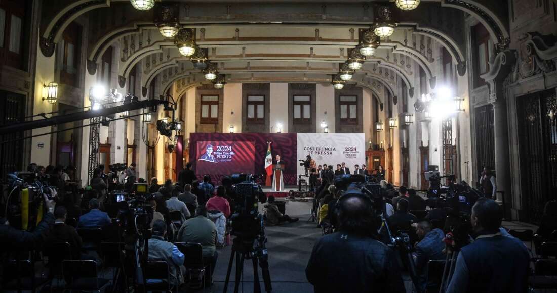 AMLO da su última conferencia y deja mensaje para la gente. En 6 años 1,447 mañaneras