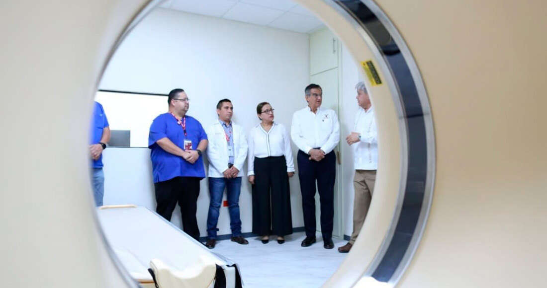 Américo Villarreal hace entrega de nuevo tomógrafo al Hospital Infantil de Tamaulipas