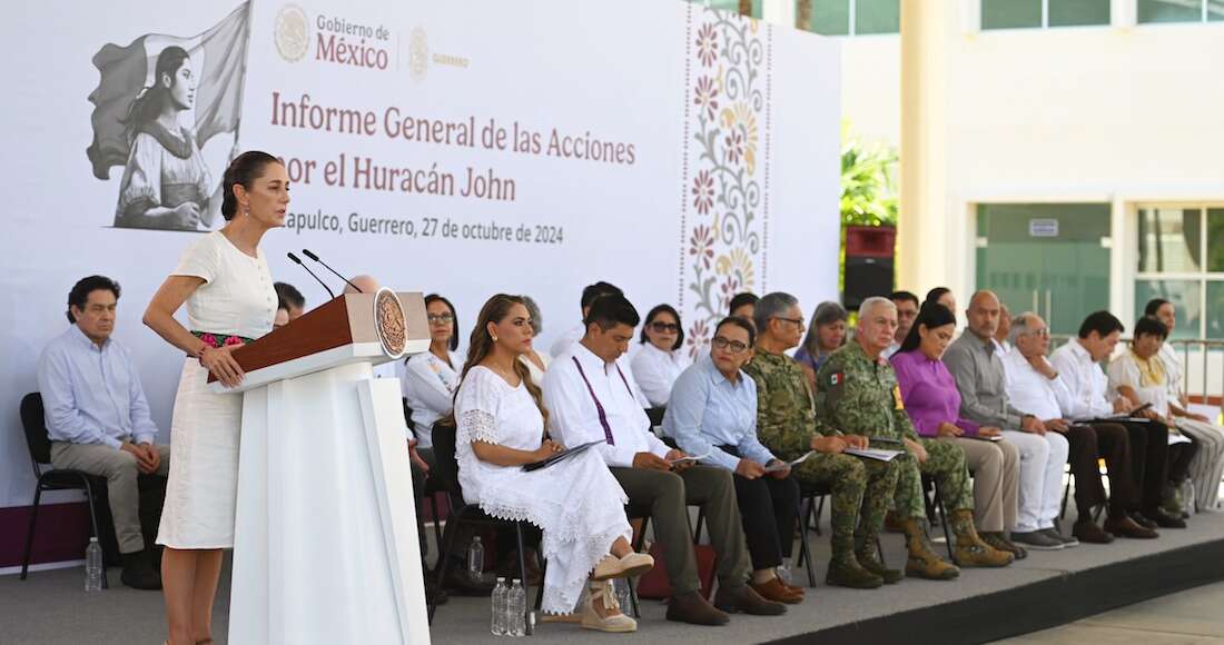 El Gobierno ha invertido más de 7 mil mdp en Guerrero y Oaxaca por huracán “John”