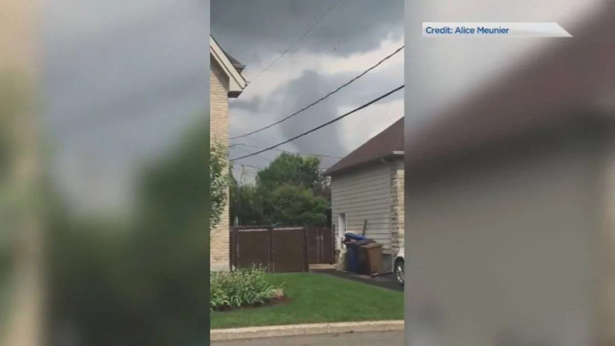 Tornado touches down near Montreal, kills one