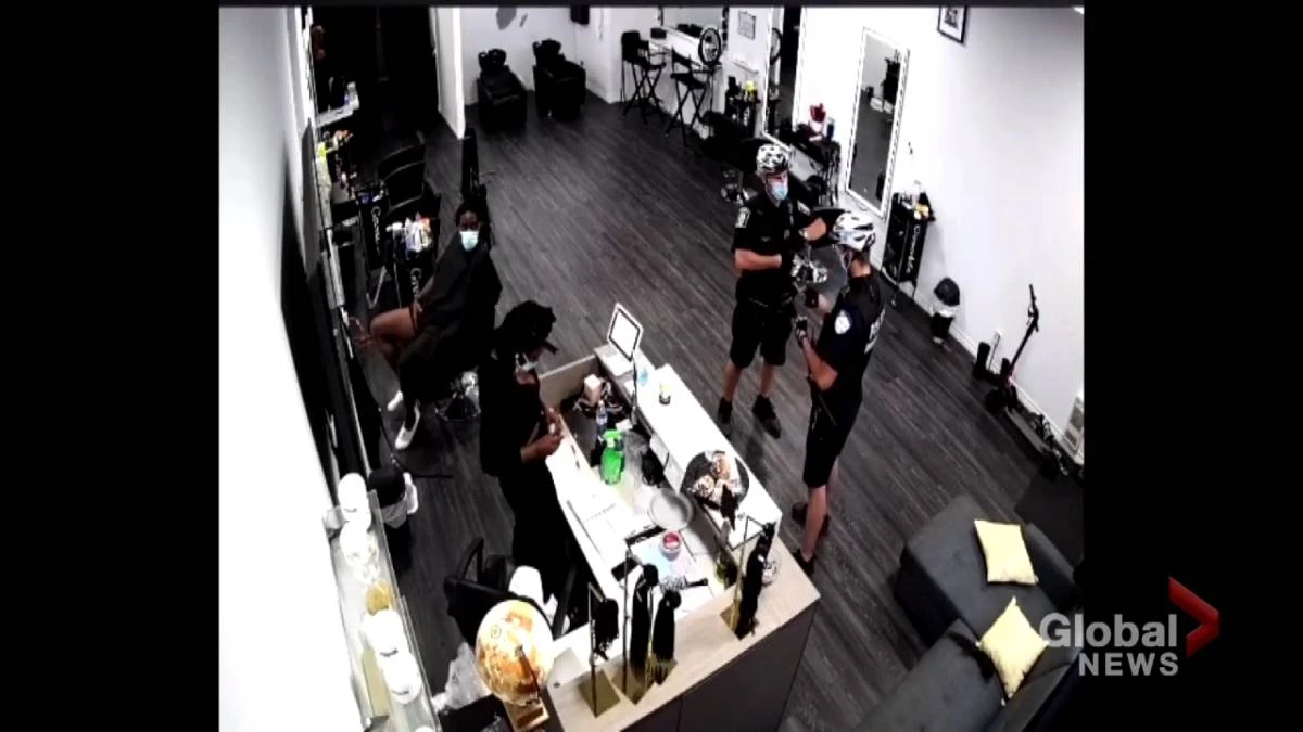 Hair salon owner alleges racial profiling by Montreal police
