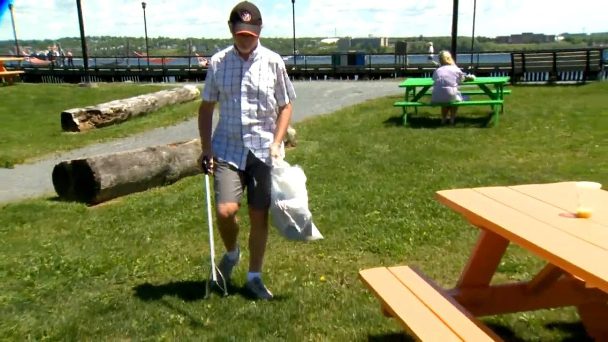 Halifax man has taken to garbage picking while on his daily walks