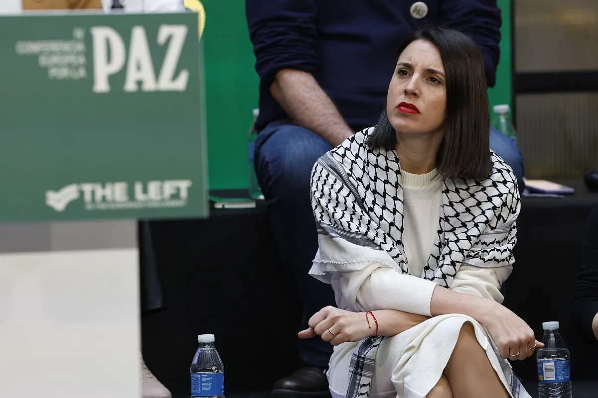 Podemos pide salir de la OTAN en el primer acto de Irene Montero con el partido tras conocerse las denuncias por 