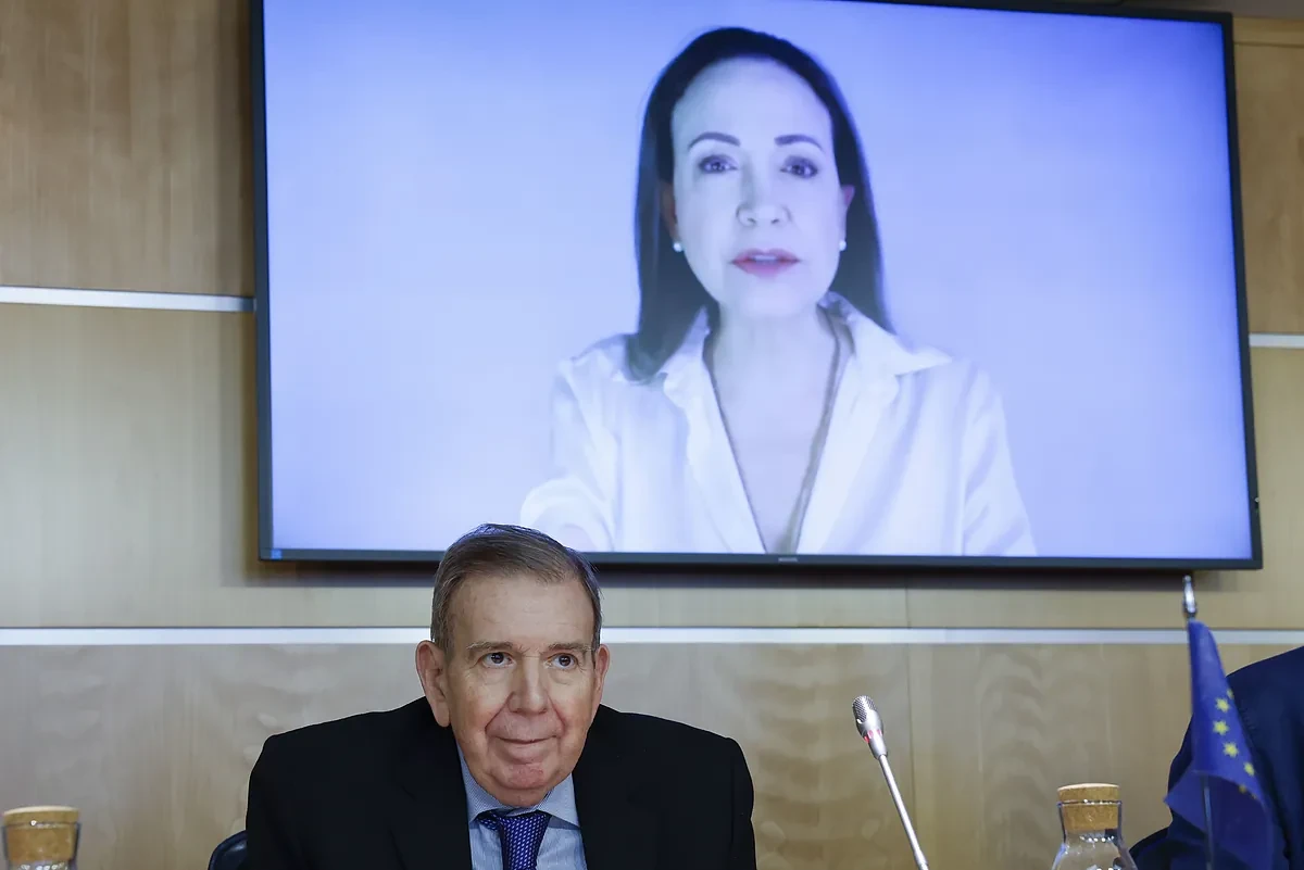 María Corina Machado y Edmundo González piden apoyo a la Unión Europea para frenar la represión en Venezuela