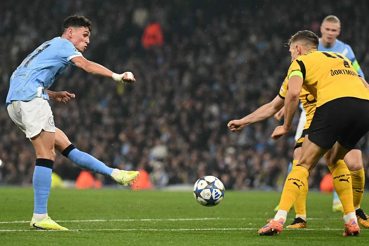 El pie izquierdo de Foden ilumina al City ante el Dortmund