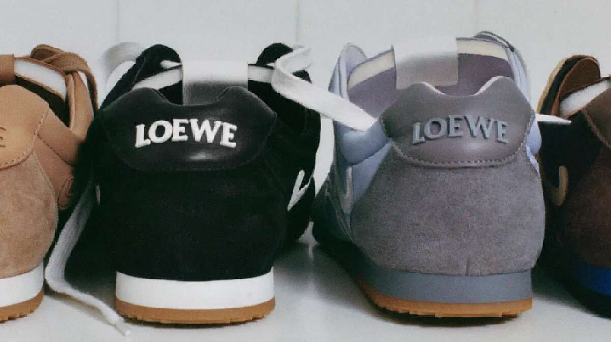 Pisadas cómodas: Loewe presenta un híbrido entre una zapatilla de running y una bailarina