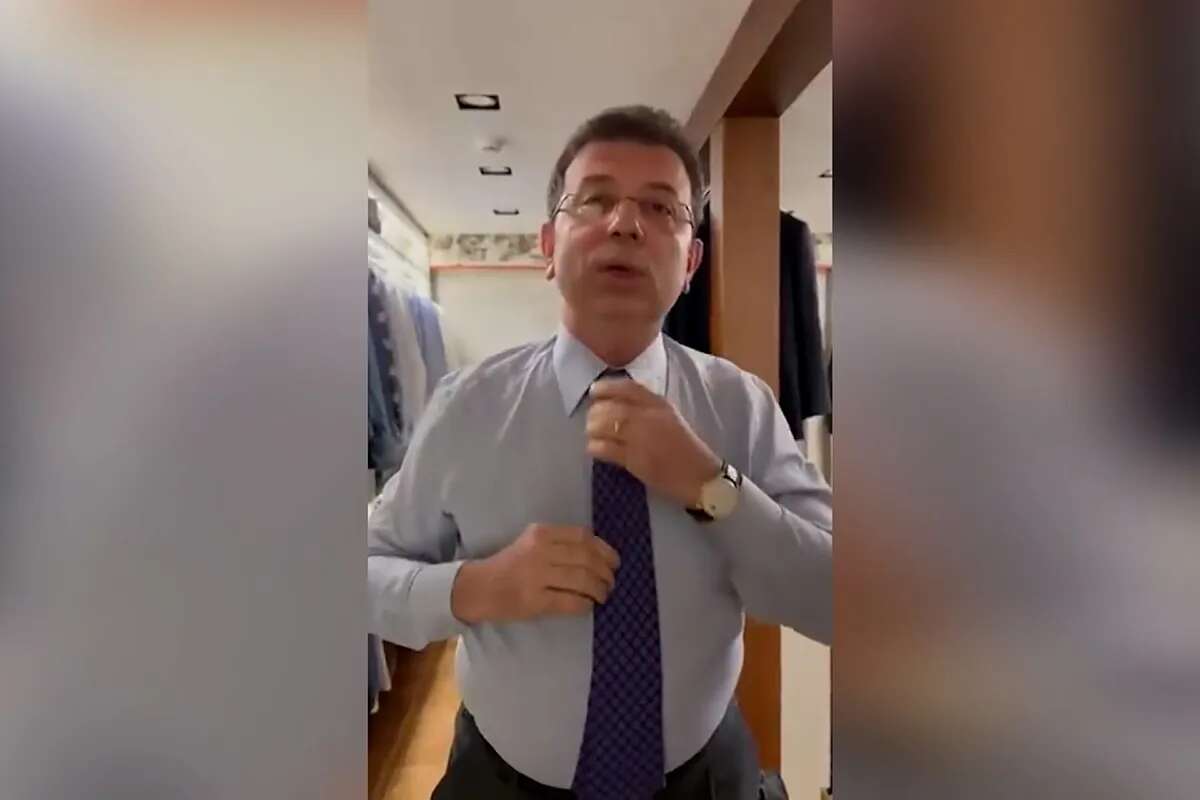 El alcalde de Estambul antes de su detención: 