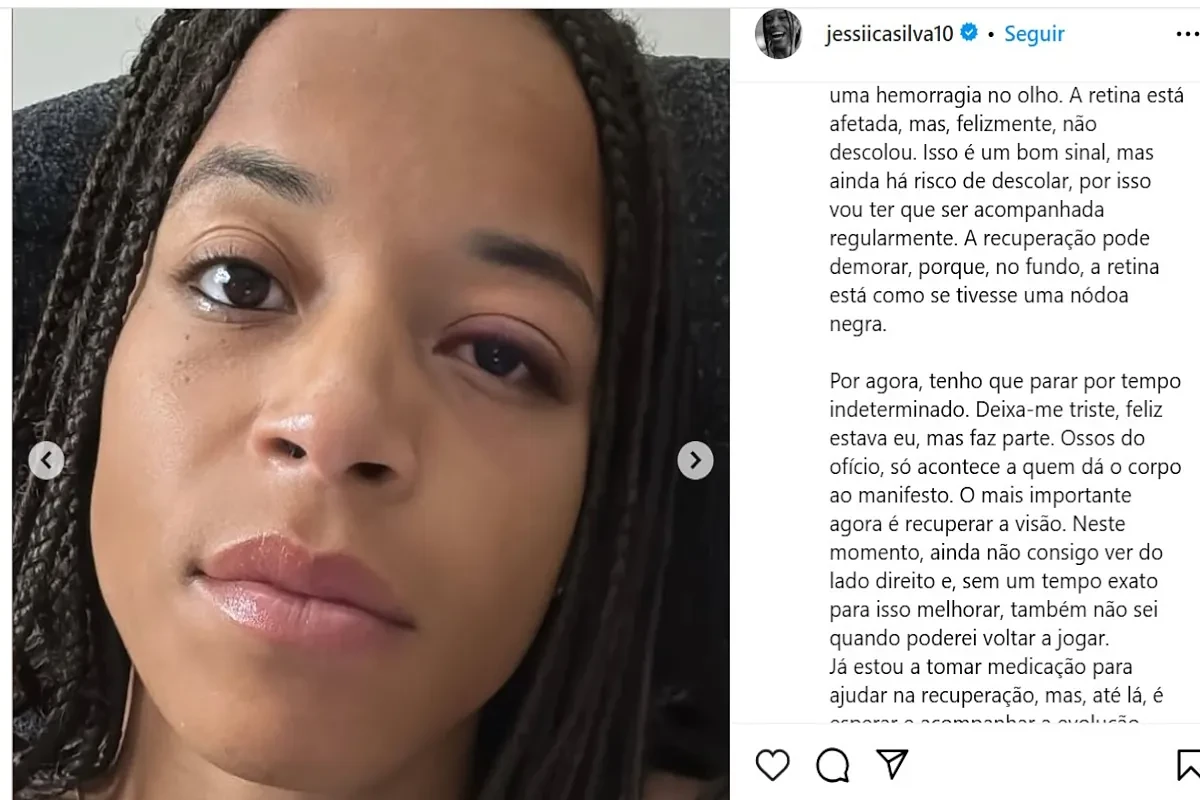 La jugadora portuguesa Jéssica Silva anuncia un periodo de 
