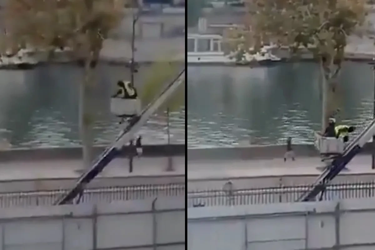 Nuevo vídeo del robo en el Louvre de los ladrones huyendo tras hacerse con las joyas