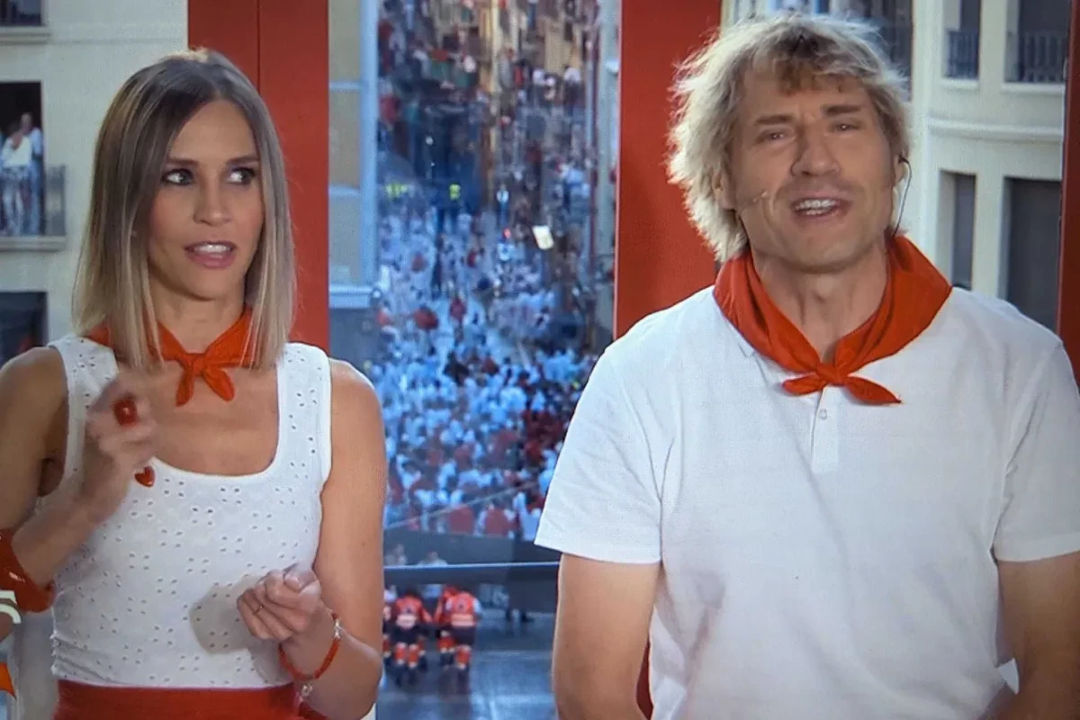 Televisión Española, obligada a rectificar en el directo de los sanfermines su 