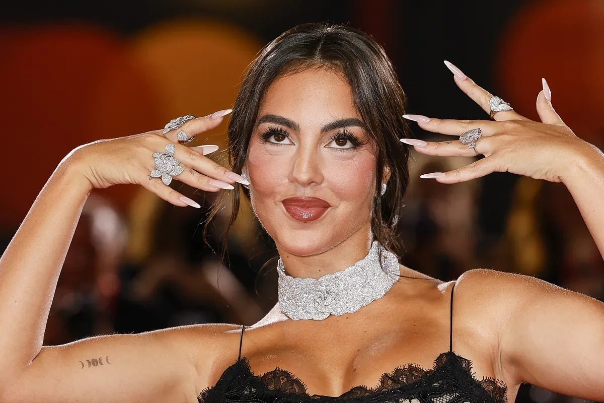 Georgina Rodríguez presume en Venecia del anillo que le regaló Cristiano